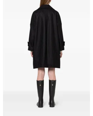 Mackintosh ピンストライプ コクーンコート - サムネイル4
