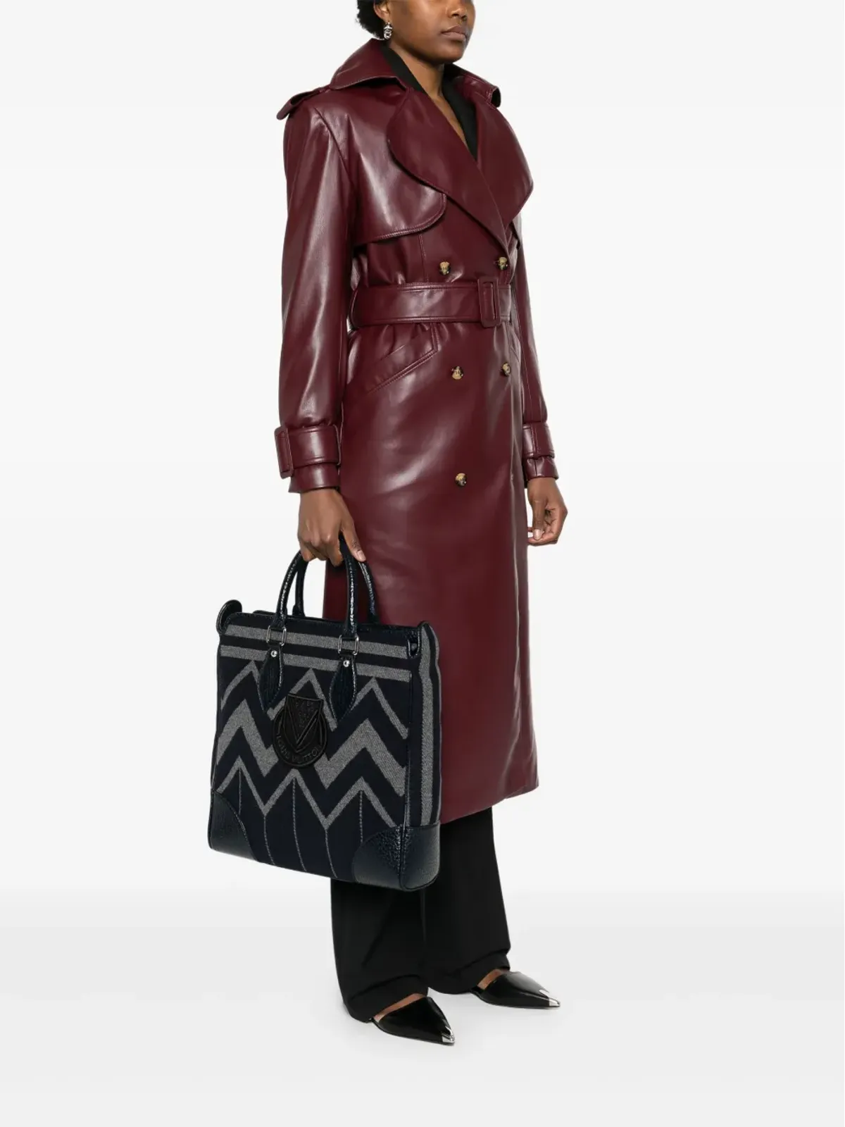 Louis Vuitton ビンテージ 2015 Voyagez Vail Blanket トートバッグ - ブルー - 画像2
