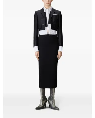 Thom Browne レイヤードジャケット ブラック - サムネイル2