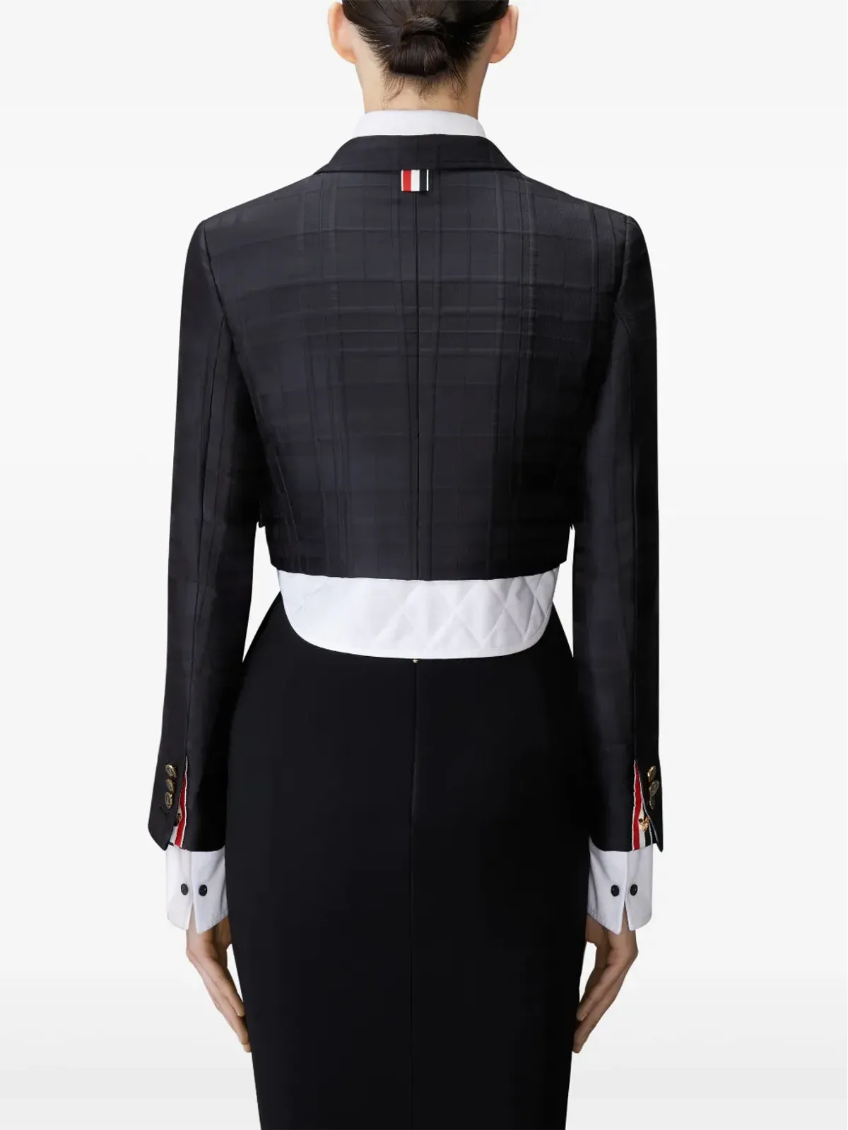 Thom Browne レイヤードジャケット ブラック - 画像4