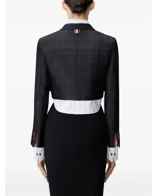 Thom Browne レイヤードジャケット ブラック - サムネイル4