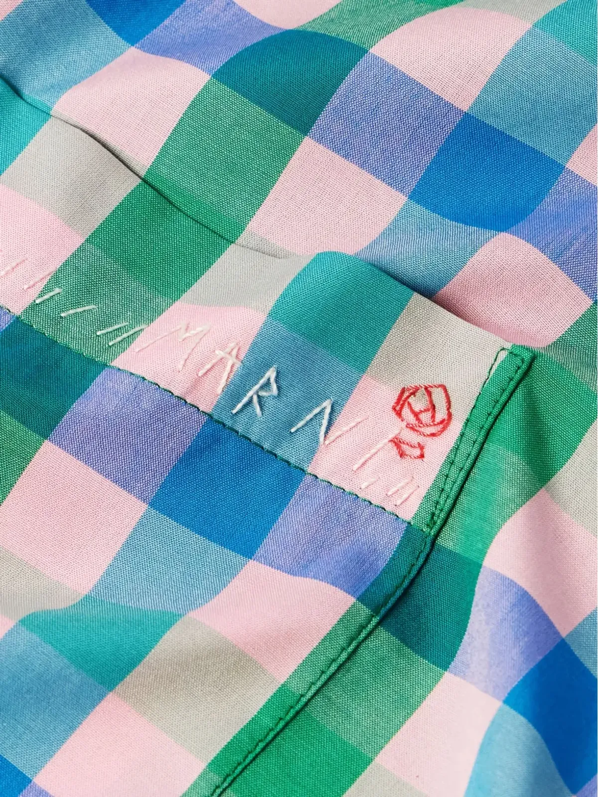 Marni ギンガムチェック シャツ - 画像5