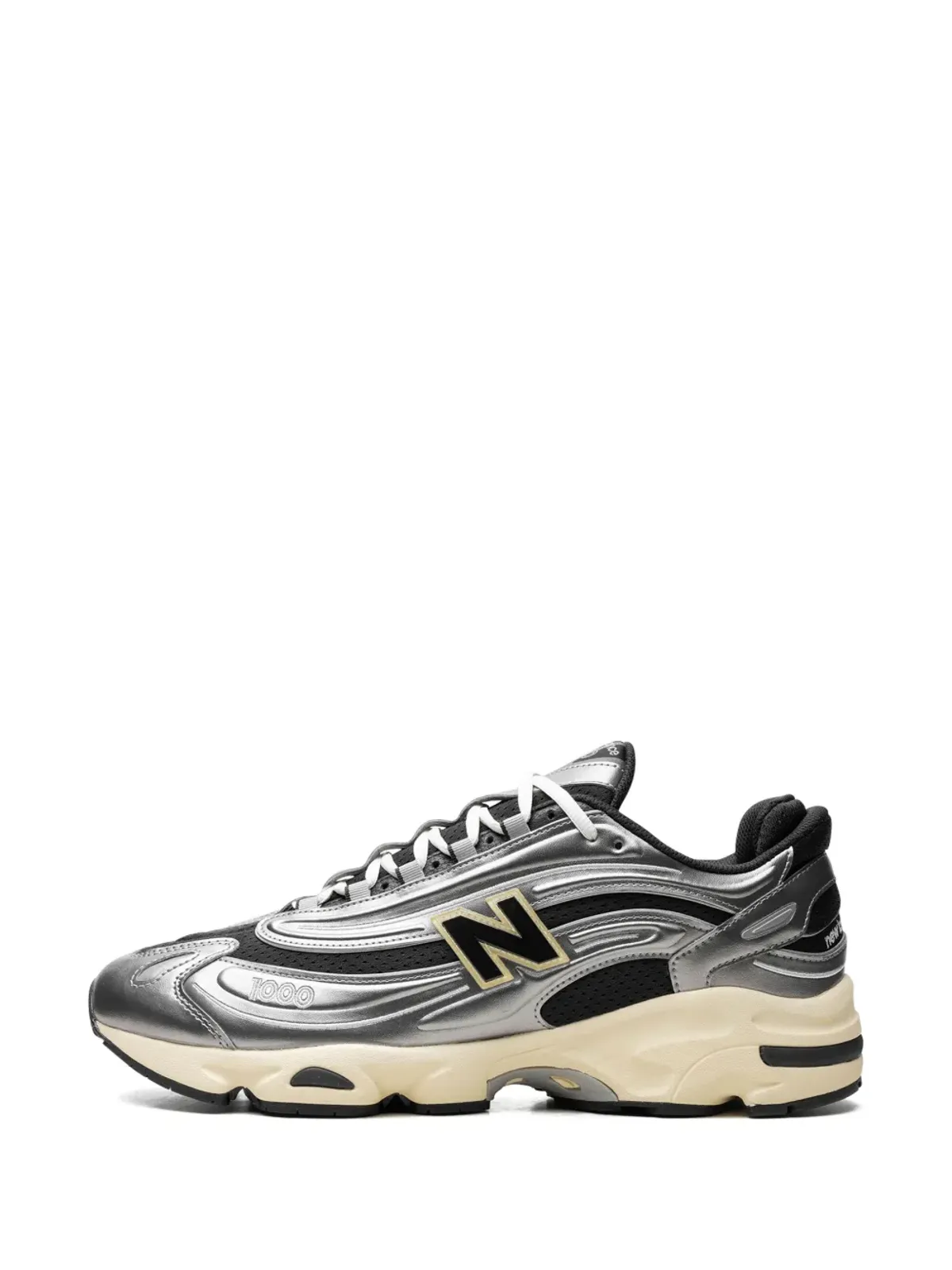 New Balance 1000 メタリック スニーカー - シルバー - 画像5