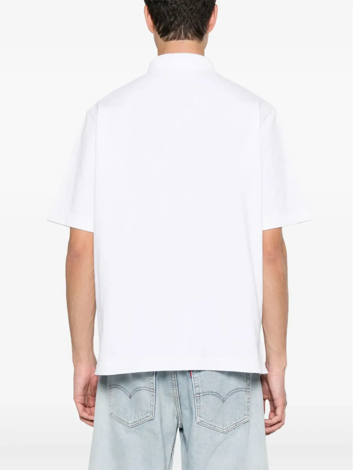 Stone Island ストライプ入りコットン ポロシャツ - 画像4