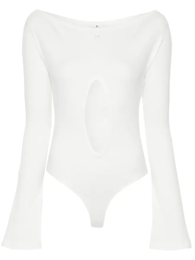 Courrèges Courrèges カットアウトボディスーツ - ホワイトの商品画像