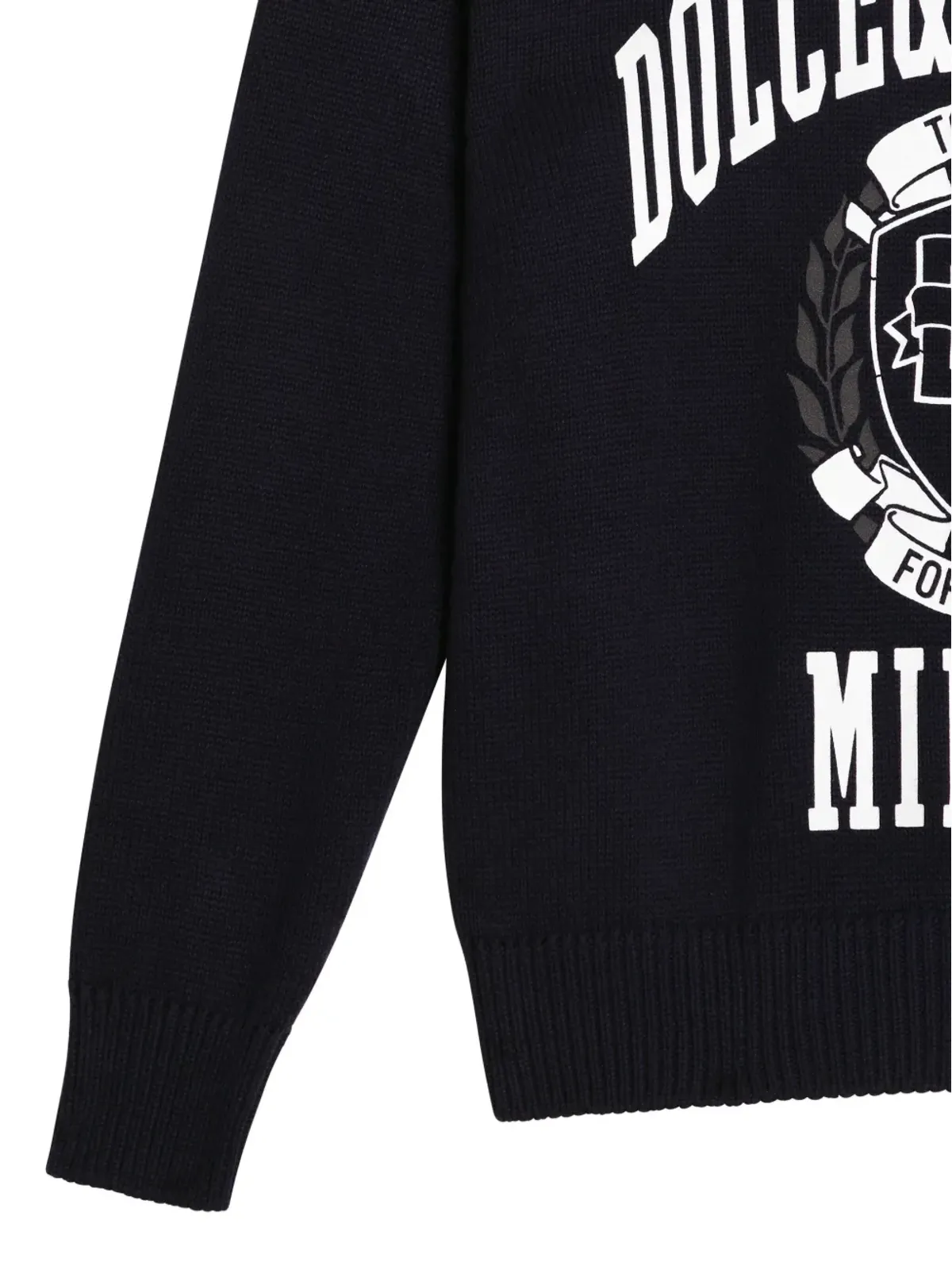 Dolce & Gabbana Kids ロゴプリント コットン ジャンパー - 画像2