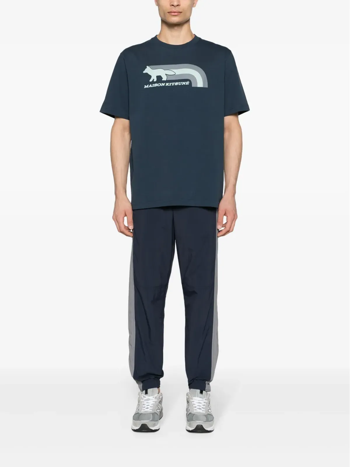 Maison Kitsuné カラーブロック トラックパンツ - 画像2