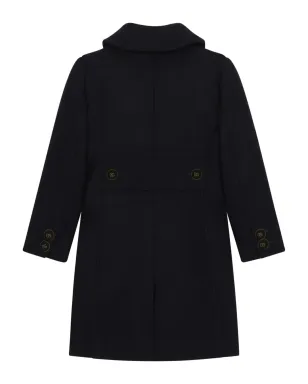 Dolce & Gabbana Kids DG-buttons ダブルブレスト ウールコート ブラック - サムネイル2