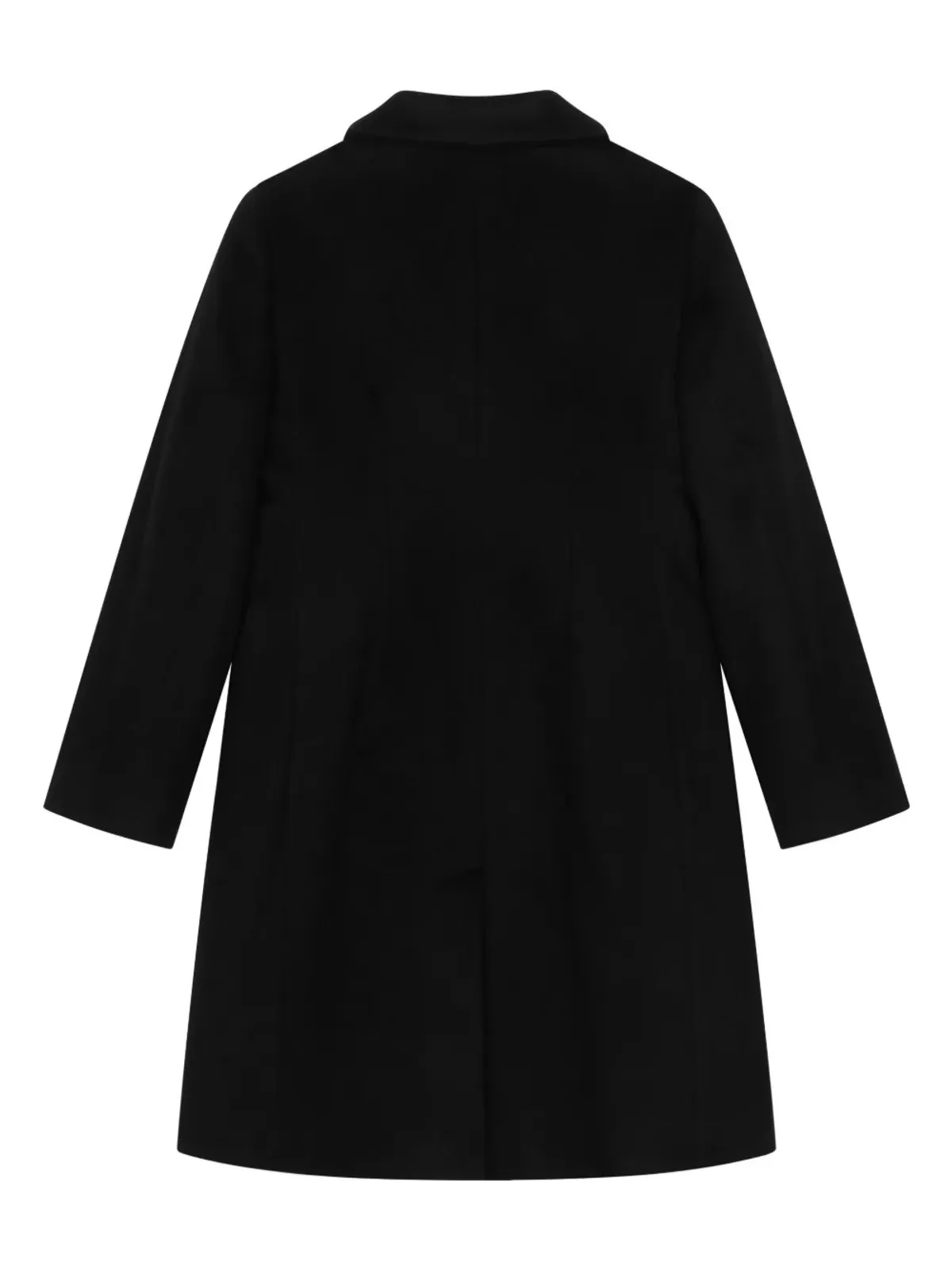 Dolce & Gabbana Kids DGボタン付きシングルブレスト ウールコート ブラック - 画像2