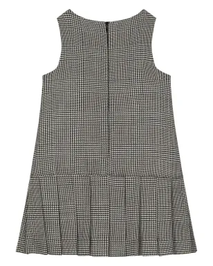 Dolce & Gabbana Kids グレンチェック柄プリーツドレス ブラック - サムネイル2