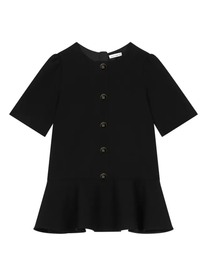 Dolce & Gabbana Kids Dolce & Gabbana Kids カディドレス - ブラックの商品画像