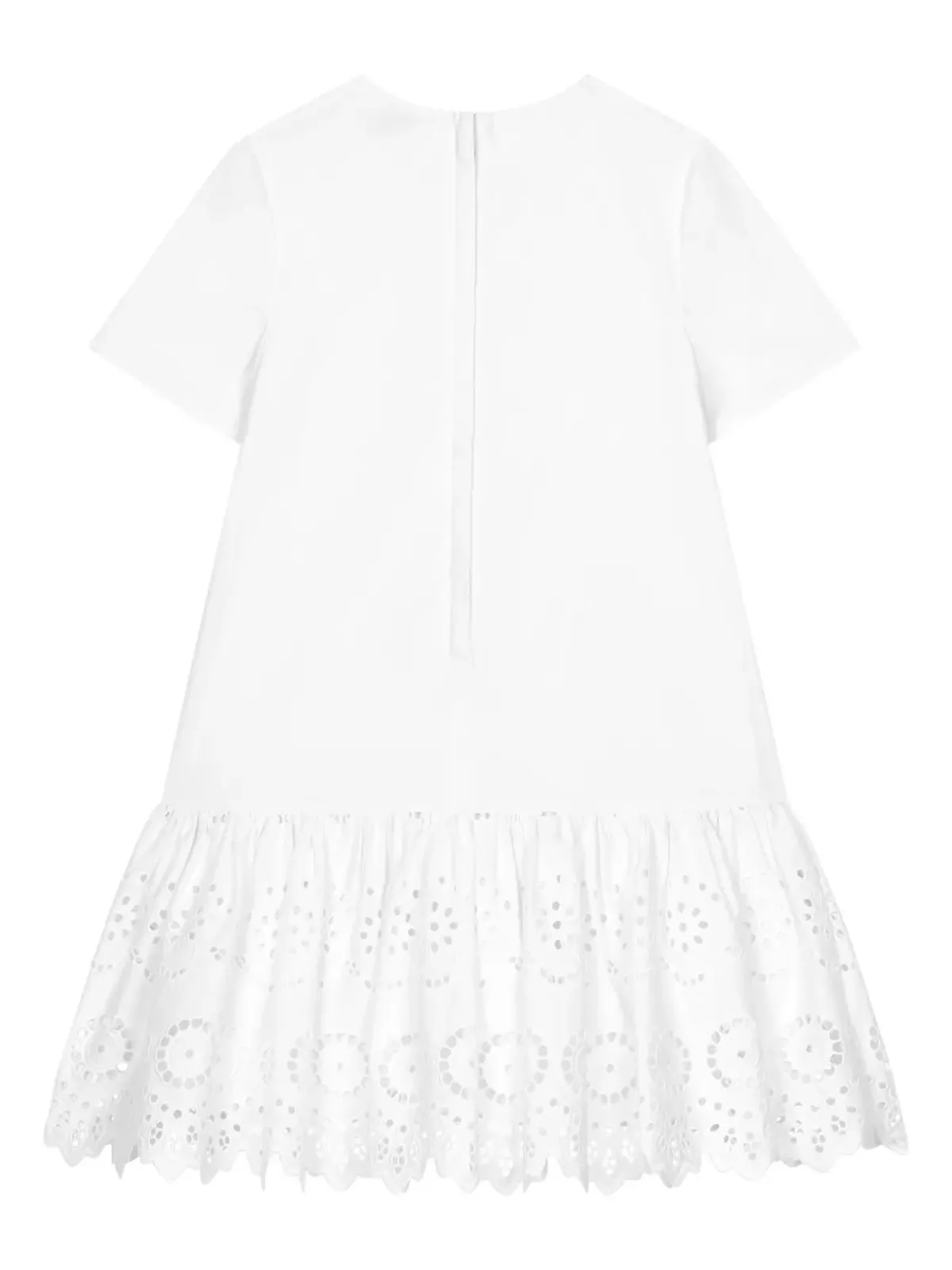 Dolce & Gabbana Kids ポプリン風ドレス ホワイト - 画像2