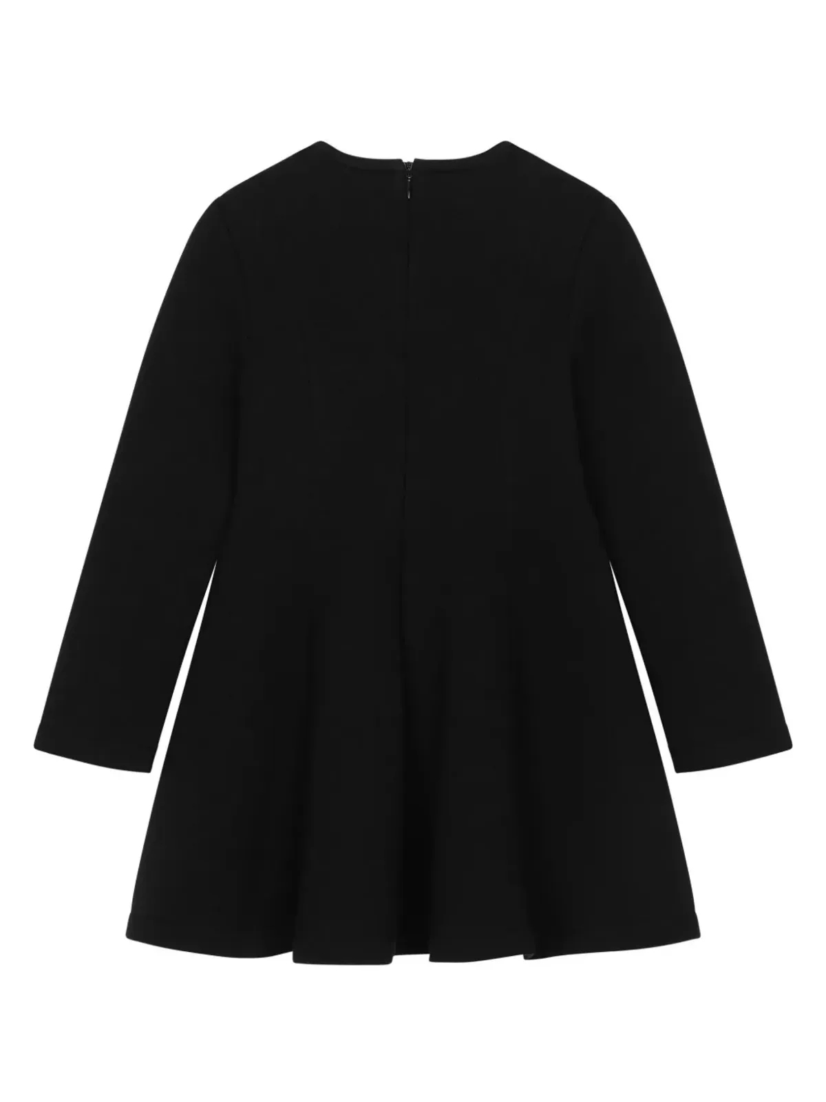 Dolce & Gabbana Kids ロゴ入りコットン ワンピース - ブラック - 画像2