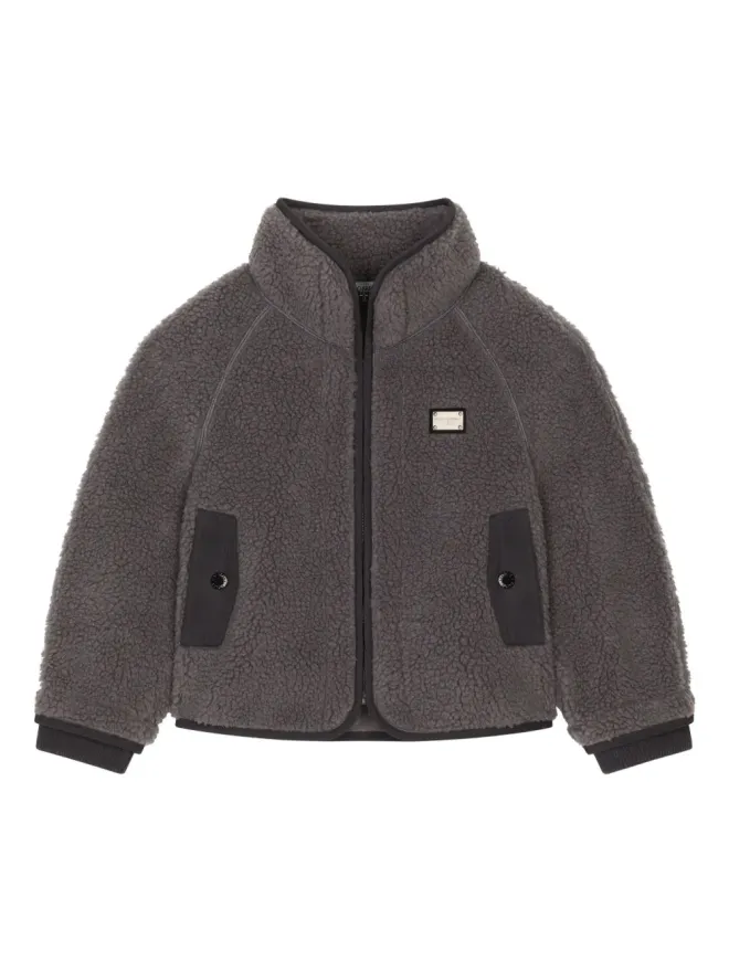 Dolce & Gabbana Kids Dolce & Gabbana Kids ロゴプレートジャケットの商品画像
