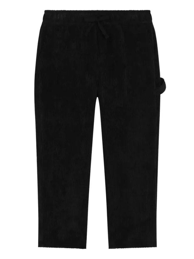 Dolce & Gabbana Kids Dolce & Gabbana Kids ロゴタグ コーデュロイパンツ - ブラックの商品画像