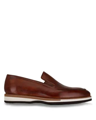 Bontoni Passegio レザー ローファー ブラウン - サムネイル1