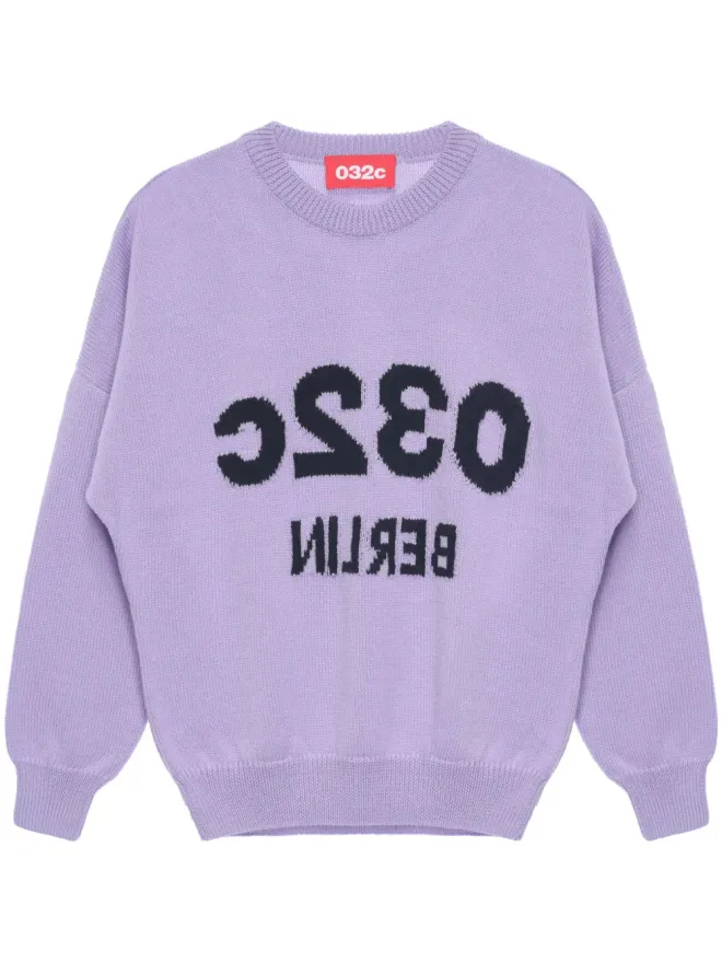 032c 032c Selfie ドロップショルダー ジャンパー - パープルの商品画像