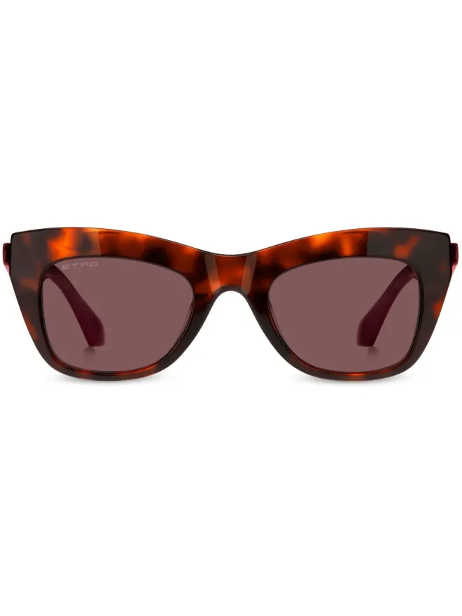 ETRO ETRO べっ甲風キャットアイサングラス ブラウンの商品画像