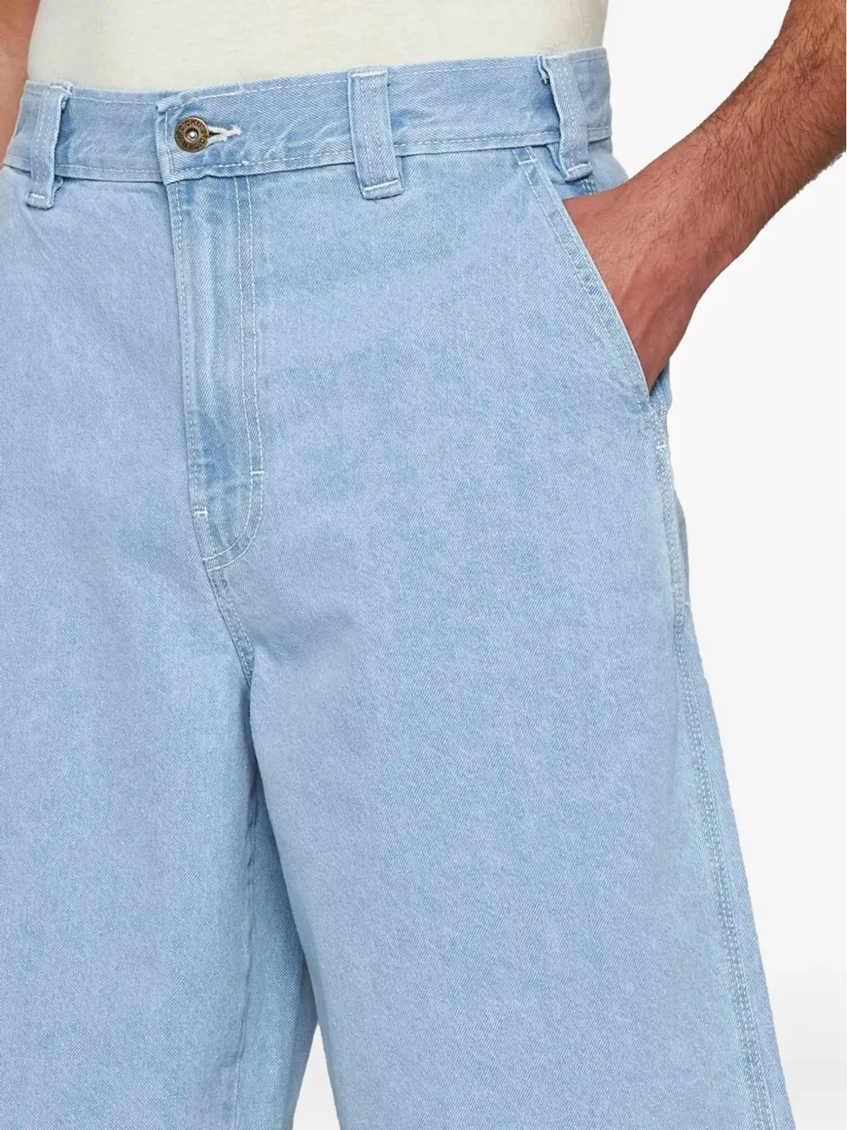 Dickies Construct マディソン デニムショーツ ブルー - 画像5