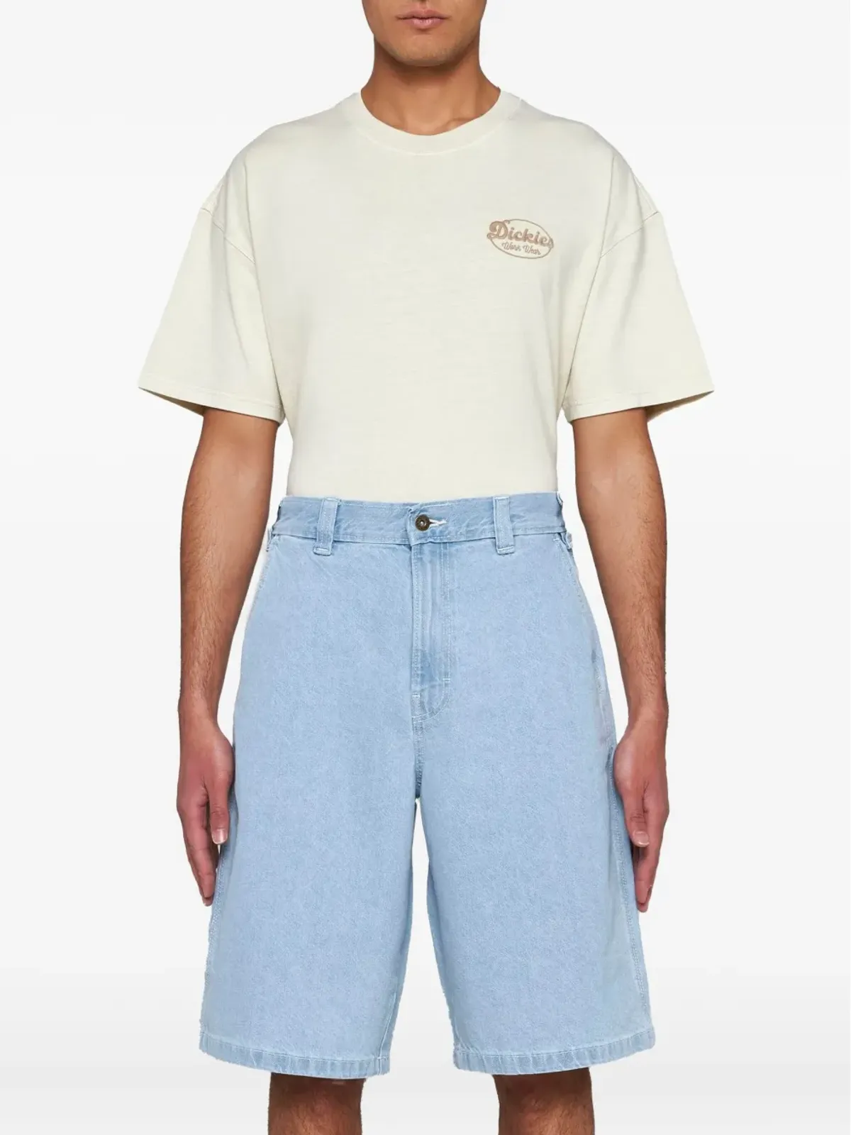 Dickies Construct マディソン デニムショーツ ブルー - 画像3