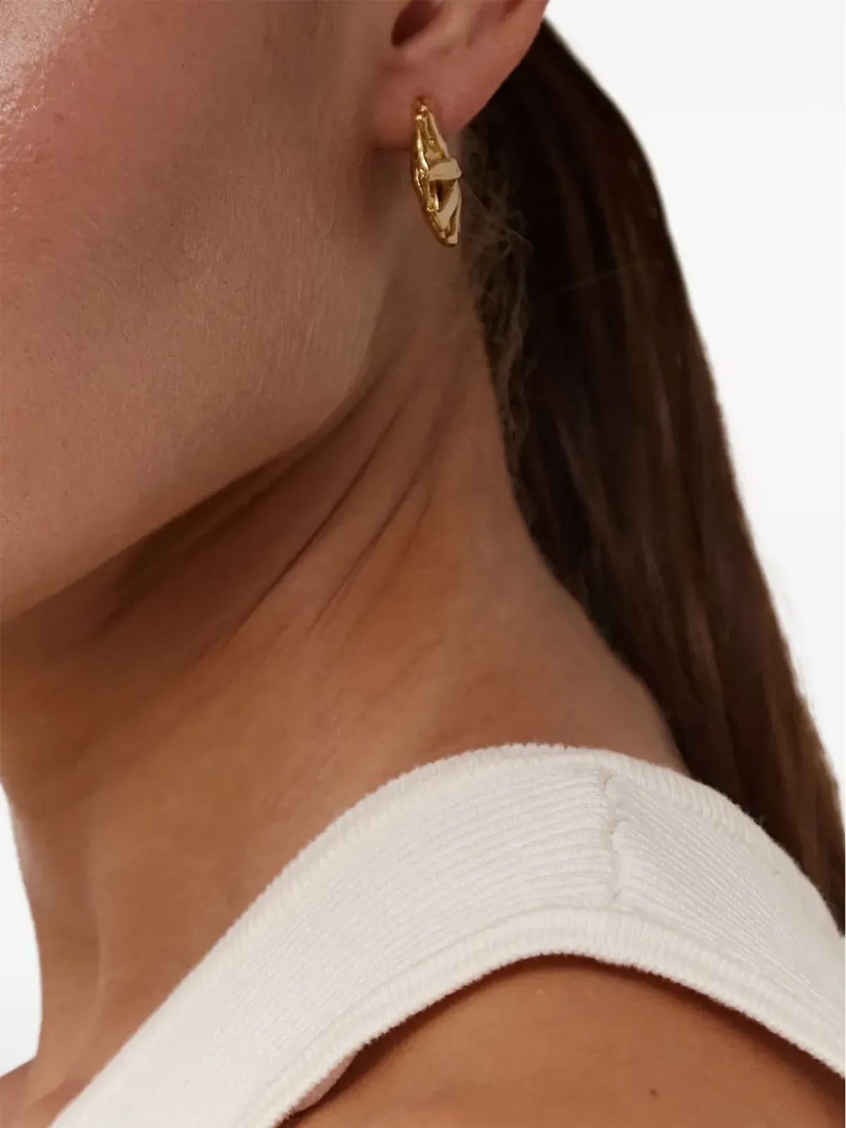 Paola Sighinolfi アイコン小さめフープピアス - Gold - 画像2