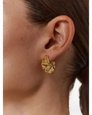 Paola Sighinolfi アイコン小さめフープピアス - Gold - サムネイル3