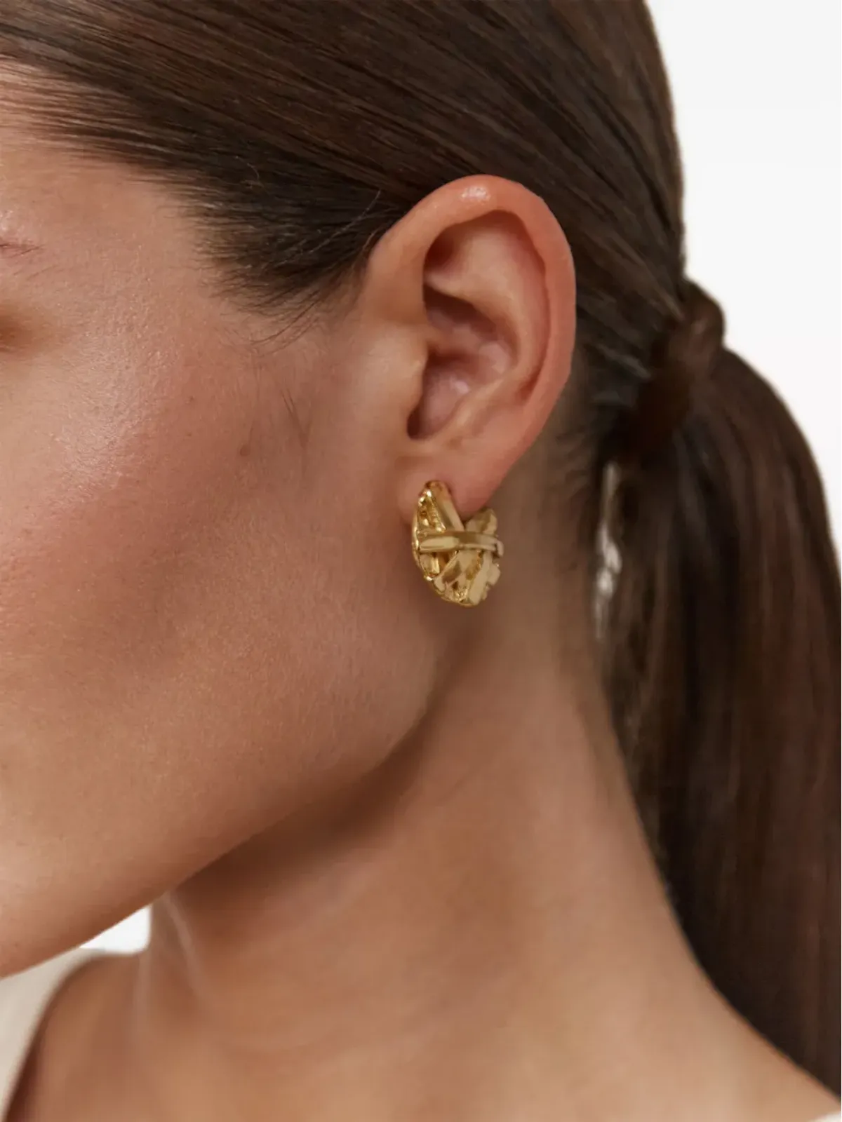 Paola Sighinolfi アイコン小さめフープピアス - Gold - 画像4