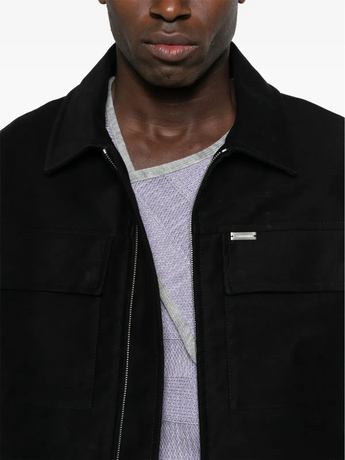 Ferragamo コットンジャケット - ブラック - 画像5