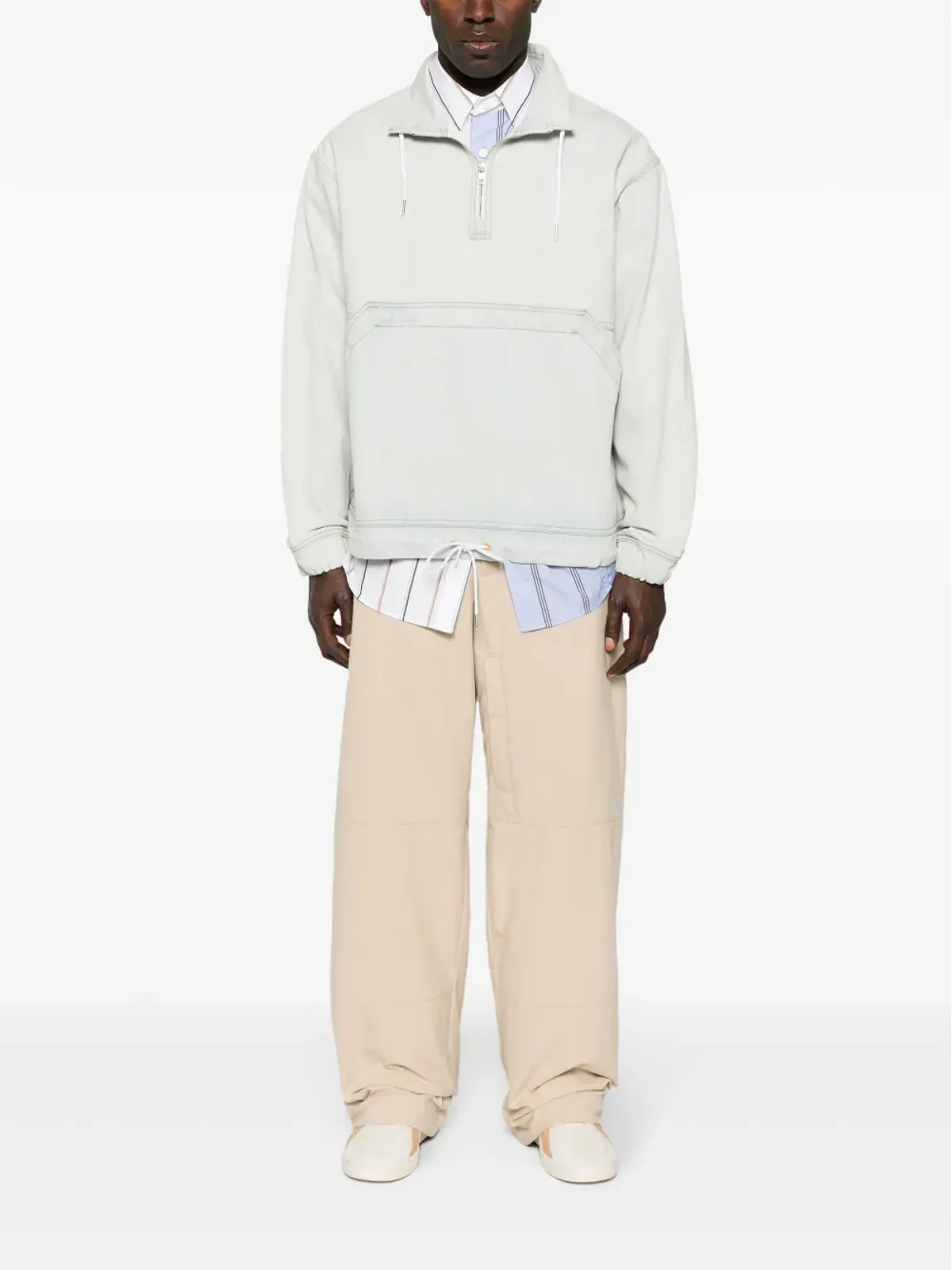 Maison Kitsuné ロゴパッチ デニムジャケット - ブルー - 画像2