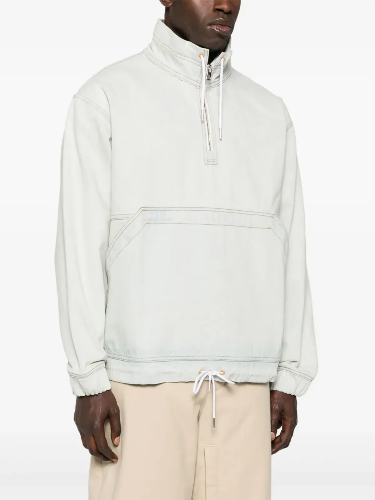 Maison Kitsuné ロゴパッチ デニムジャケット - ブルー - 画像3