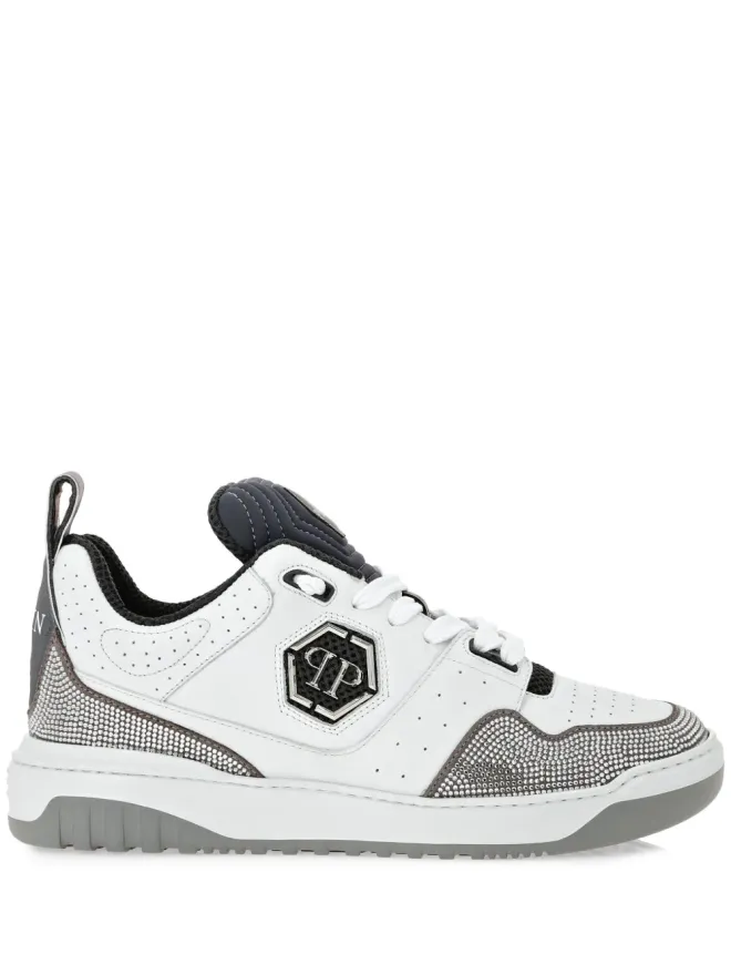 Philipp Plein Philipp Plein ヘキサゴンクリスタル ローカットスニーカーの商品画像