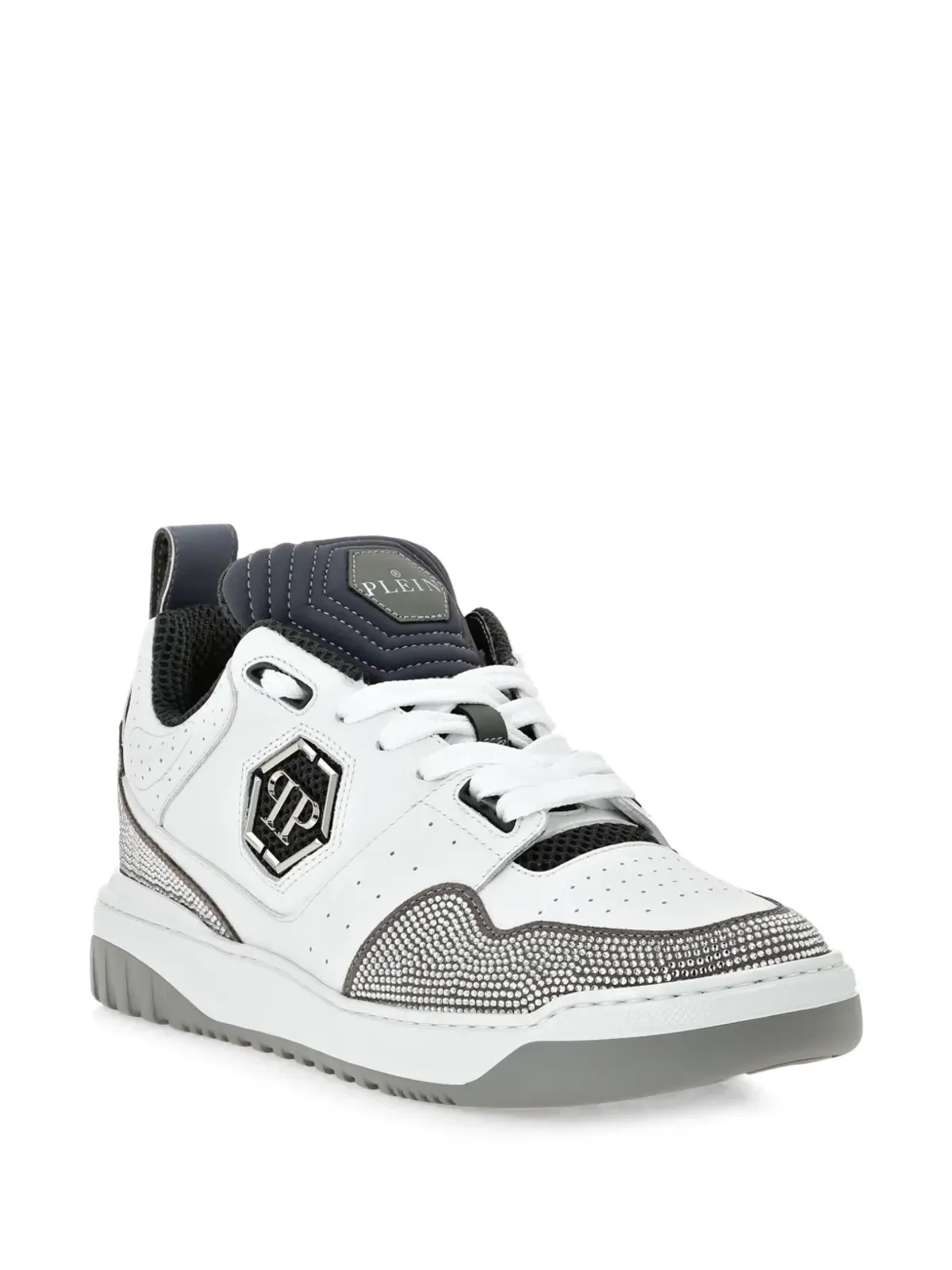 Philipp Plein ヘキサゴンクリスタル ローカットスニーカー - 画像2