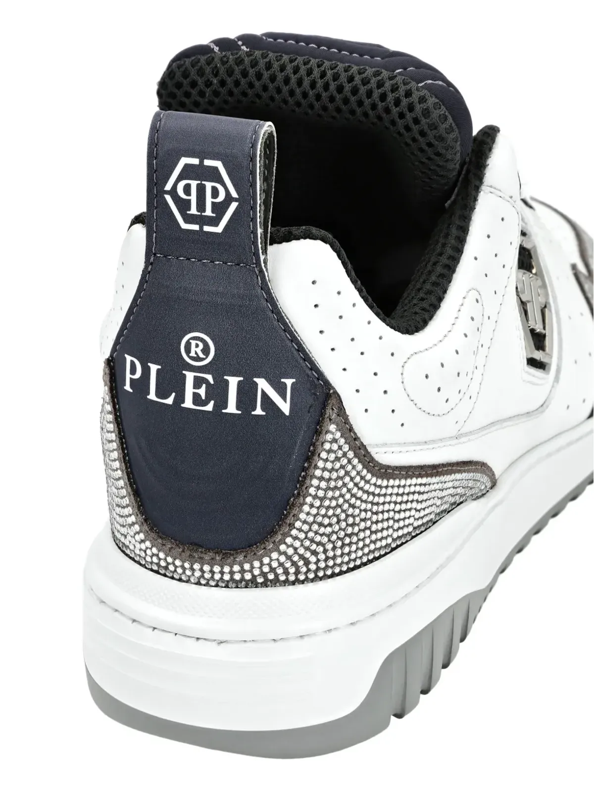 Philipp Plein ヘキサゴンクリスタル ローカットスニーカー - 画像3