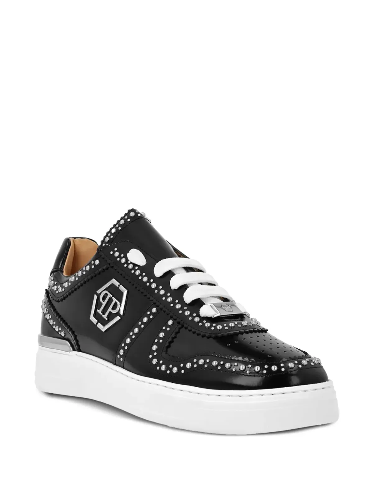 Philipp Plein ロートップスニーカー ブラック - 画像2