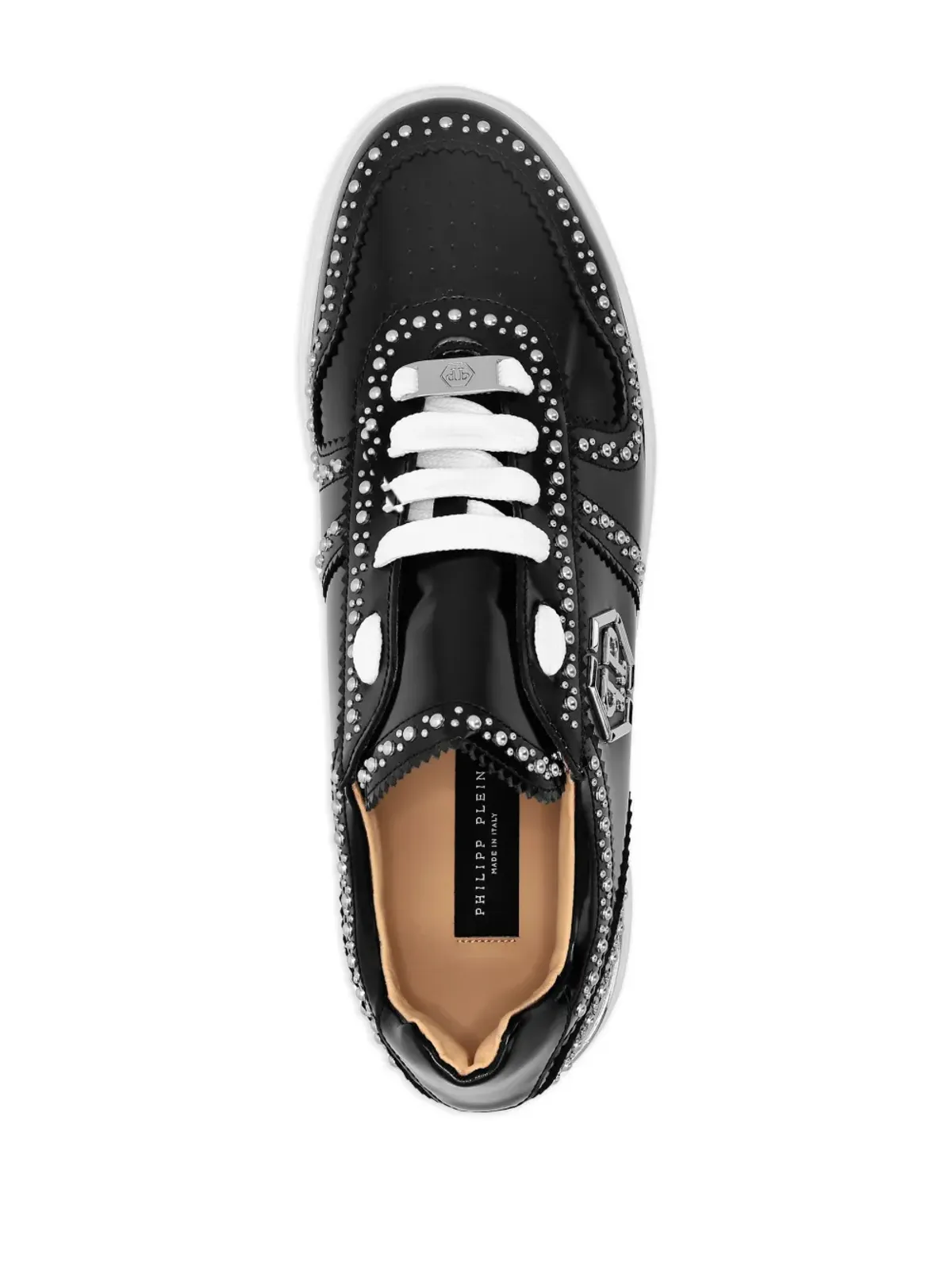Philipp Plein ロートップスニーカー ブラック - 画像3