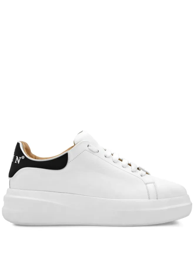 Philipp Plein Philipp Plein ロートップ レザースニーカーの商品画像