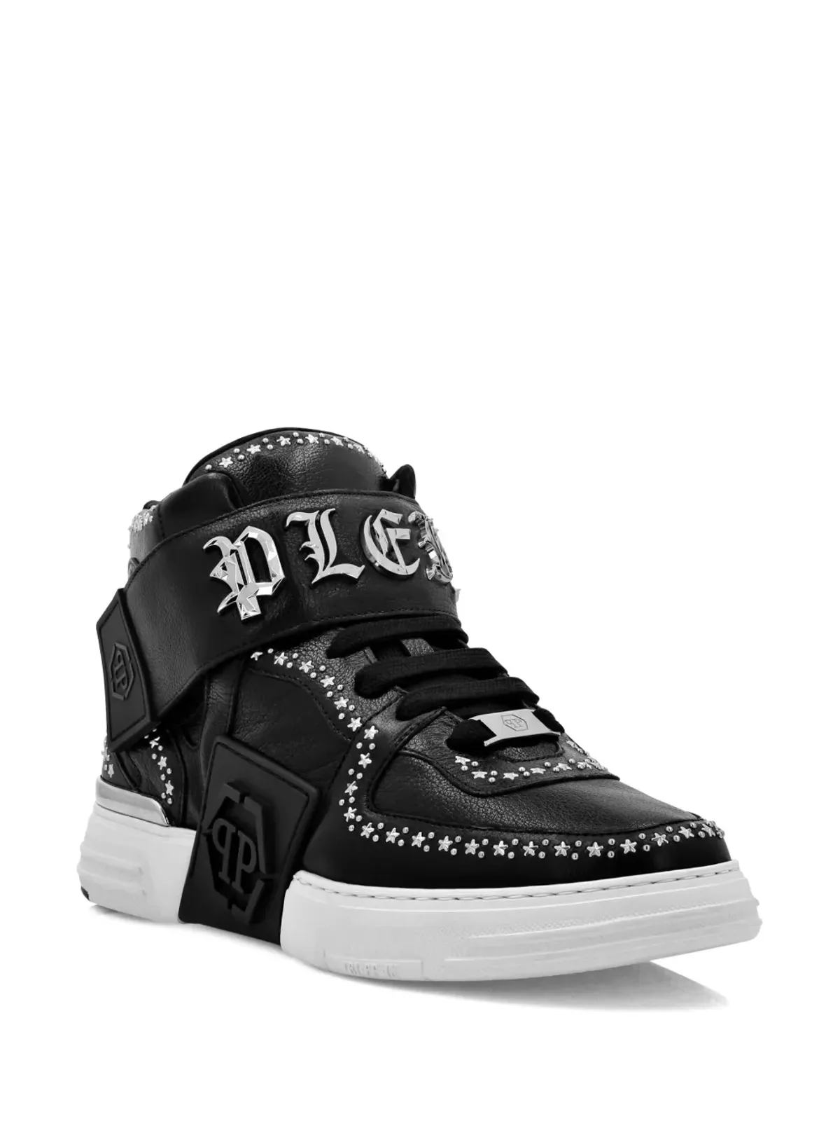 Philipp Plein Gothic Plein ミッドトップスニーカー - ブラック - 画像2