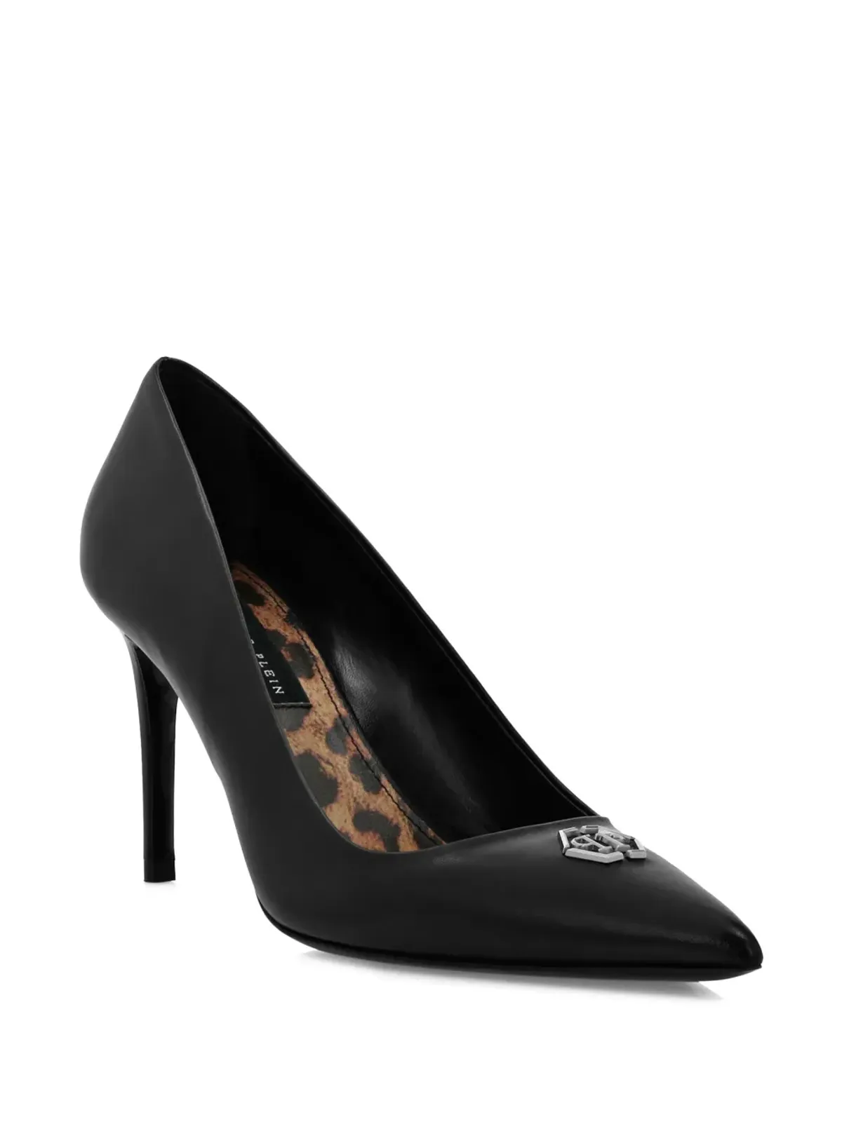 Philipp Plein 120mm デコルテパンプス - ブラック - 画像2