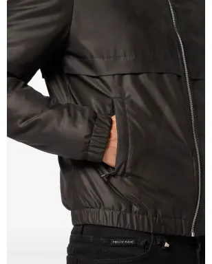 Philipp Plein カモフラージュ柄フード付きジャケット ブラック - サムネイル5