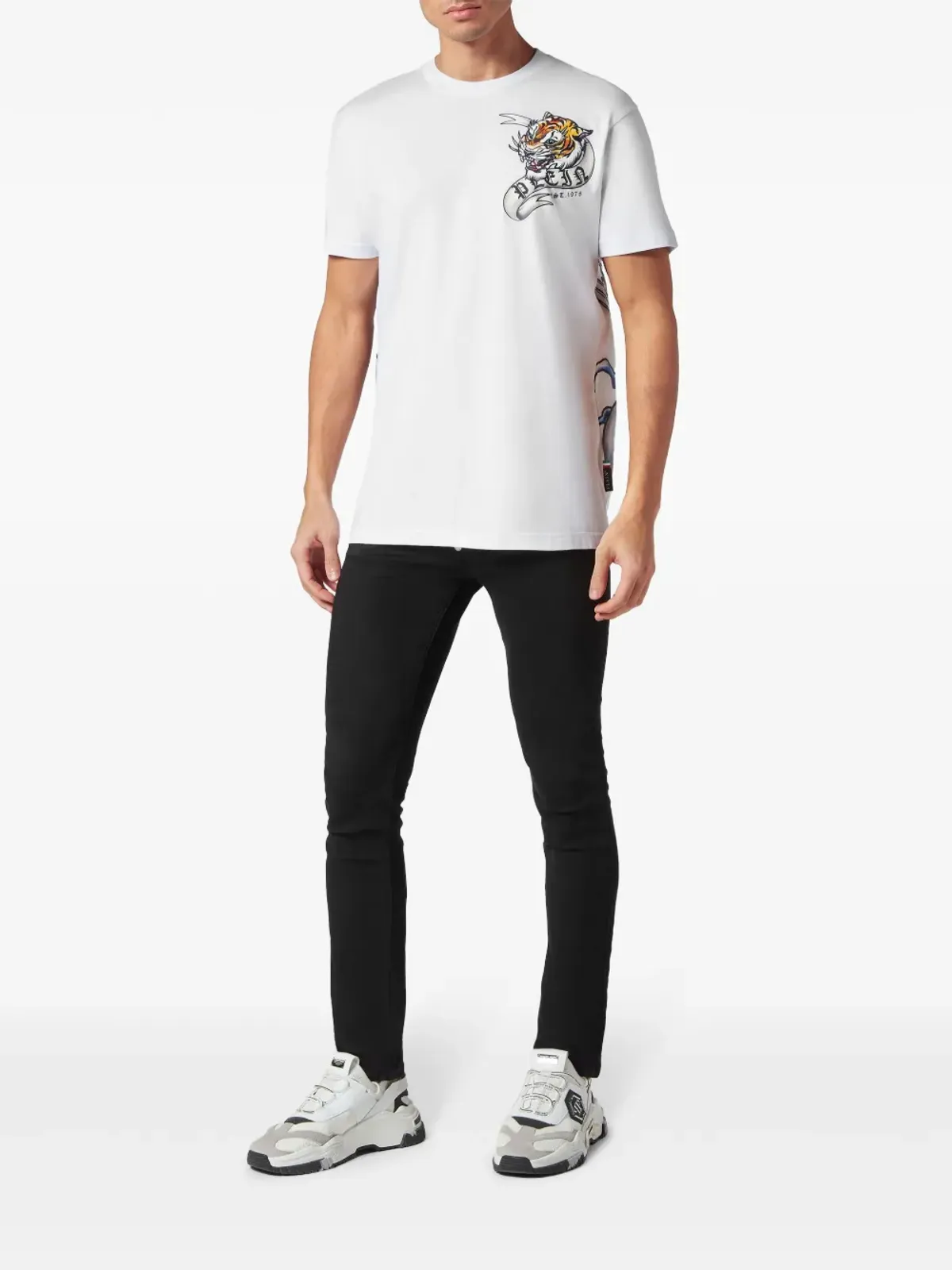 Philipp Plein SSタトゥー プリントTシャツ - ホワイト - 画像2