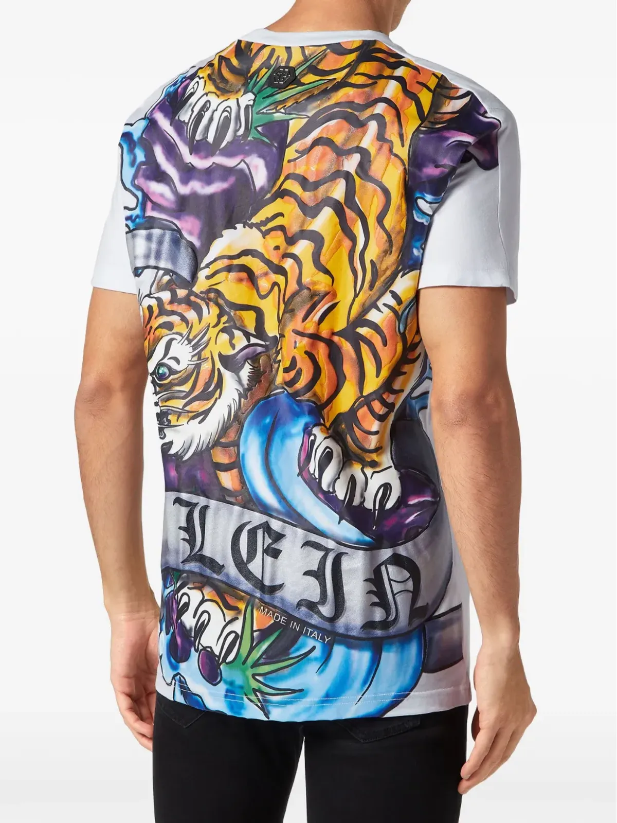 Philipp Plein SSタトゥー プリントTシャツ - ホワイト - 画像3