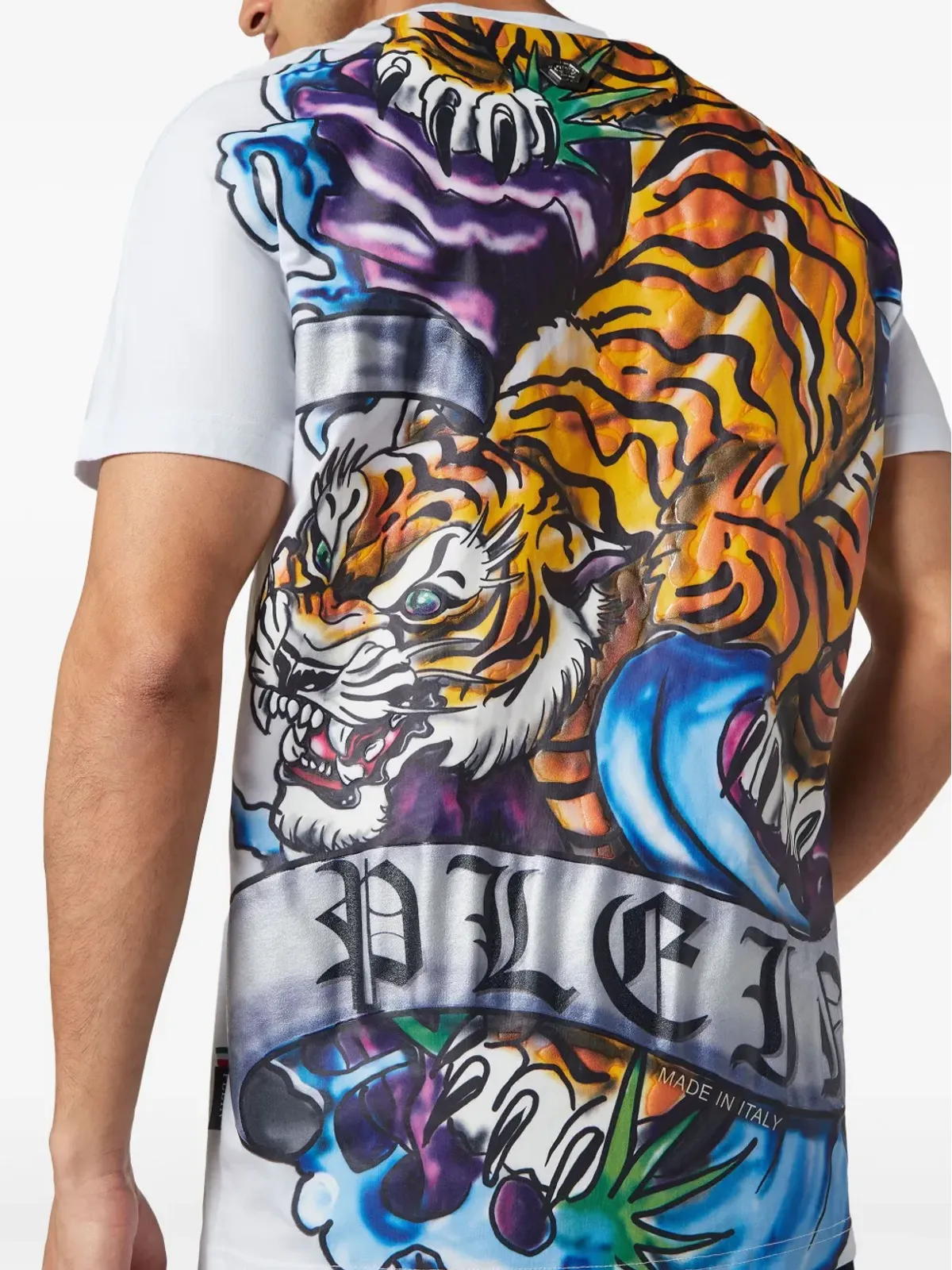 Philipp Plein SSタトゥー プリントTシャツ - ホワイト - 画像4
