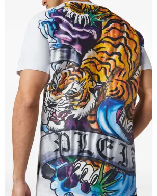 Philipp Plein SSタトゥー プリントTシャツ - ホワイト - サムネイル4