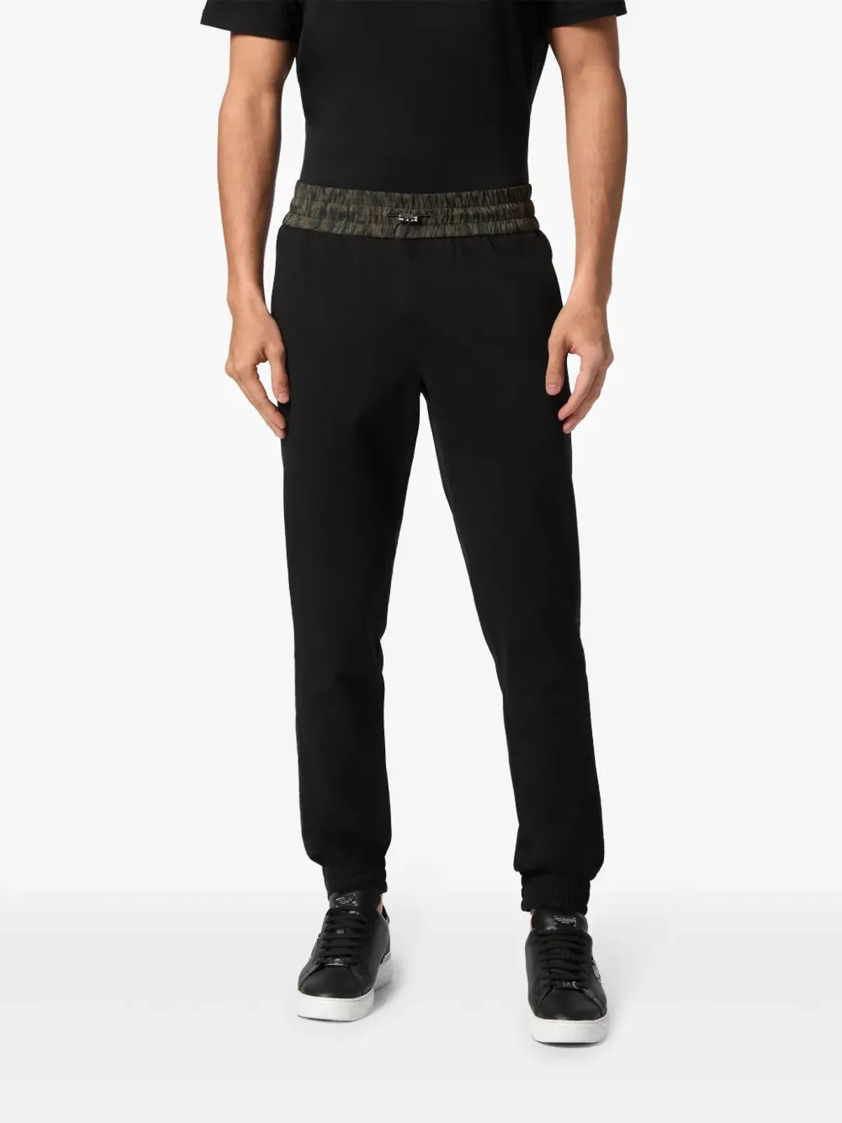 Philipp Plein カモフラージュ柄 トラックパンツ - ブラック - 画像2