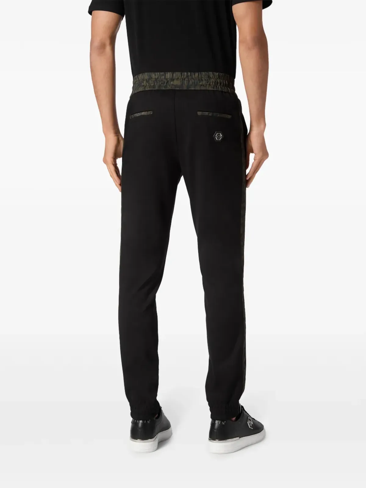 Philipp Plein カモフラージュ柄 トラックパンツ - ブラック - 画像3