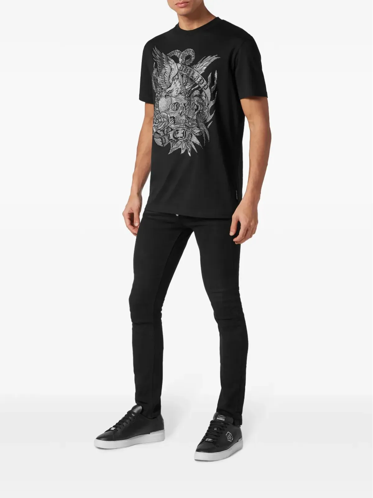 Philipp Plein SS TattooプリントTシャツ - 画像2