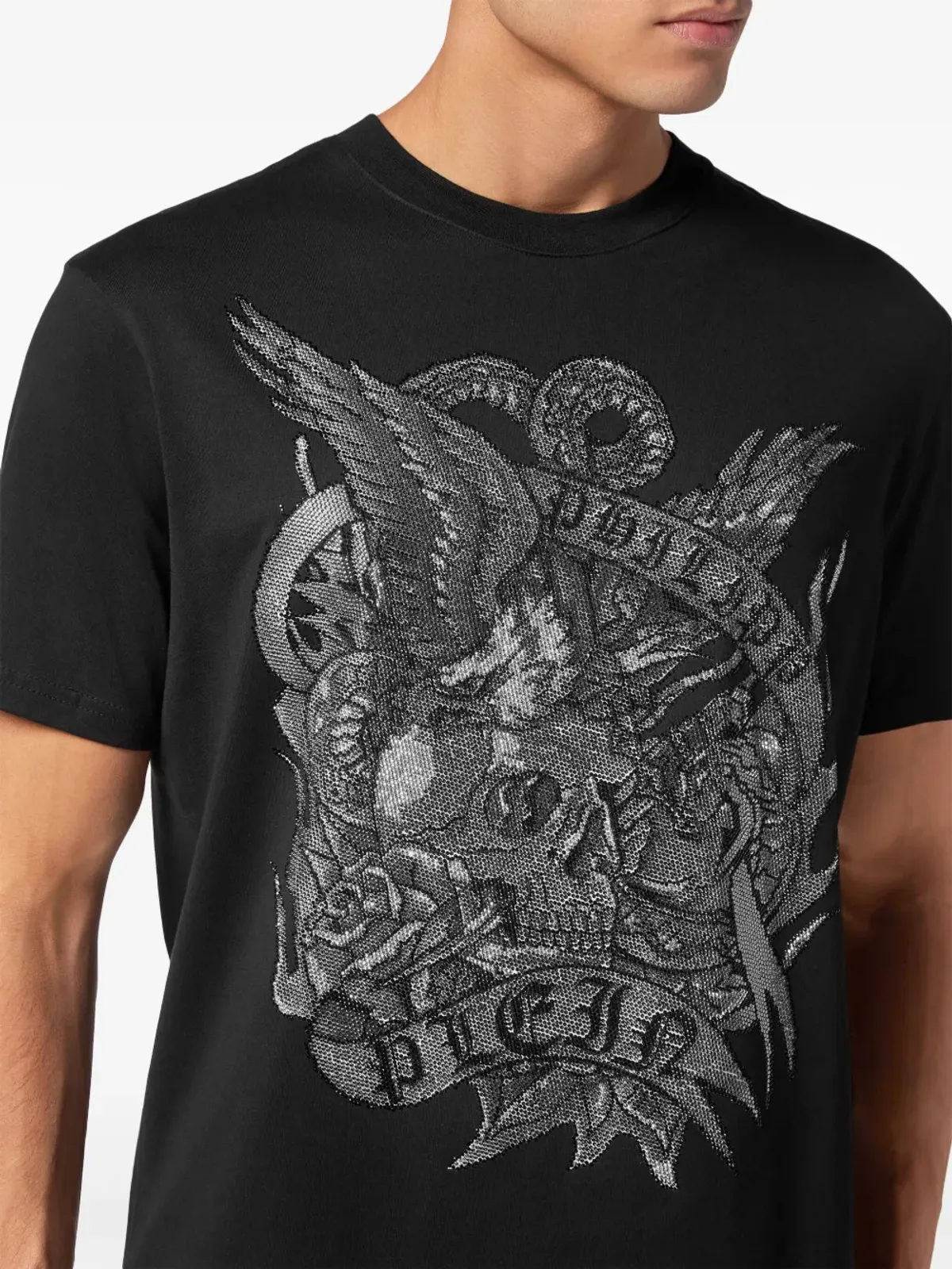 Philipp Plein SS TattooプリントTシャツ - 画像4