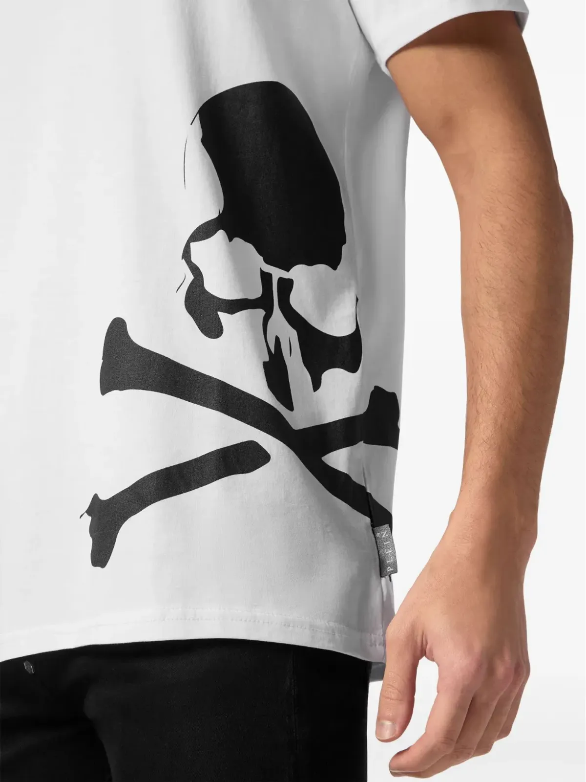 Philipp Plein スカル＆ボーンズ コットン Tシャツ - ホワイト - 画像5
