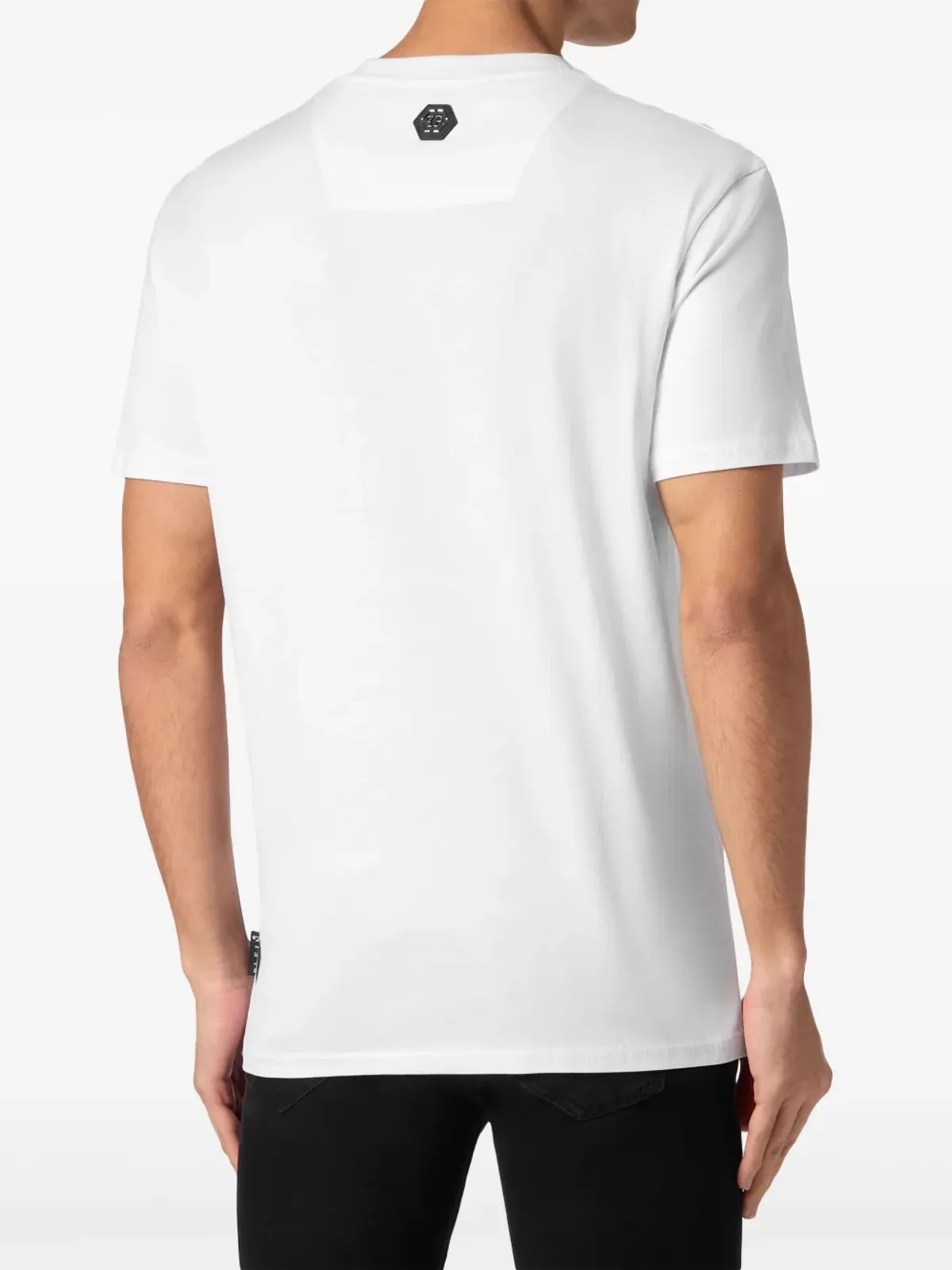 Philipp Plein スカル＆ボーンズ コットン Tシャツ - ホワイト - 画像4