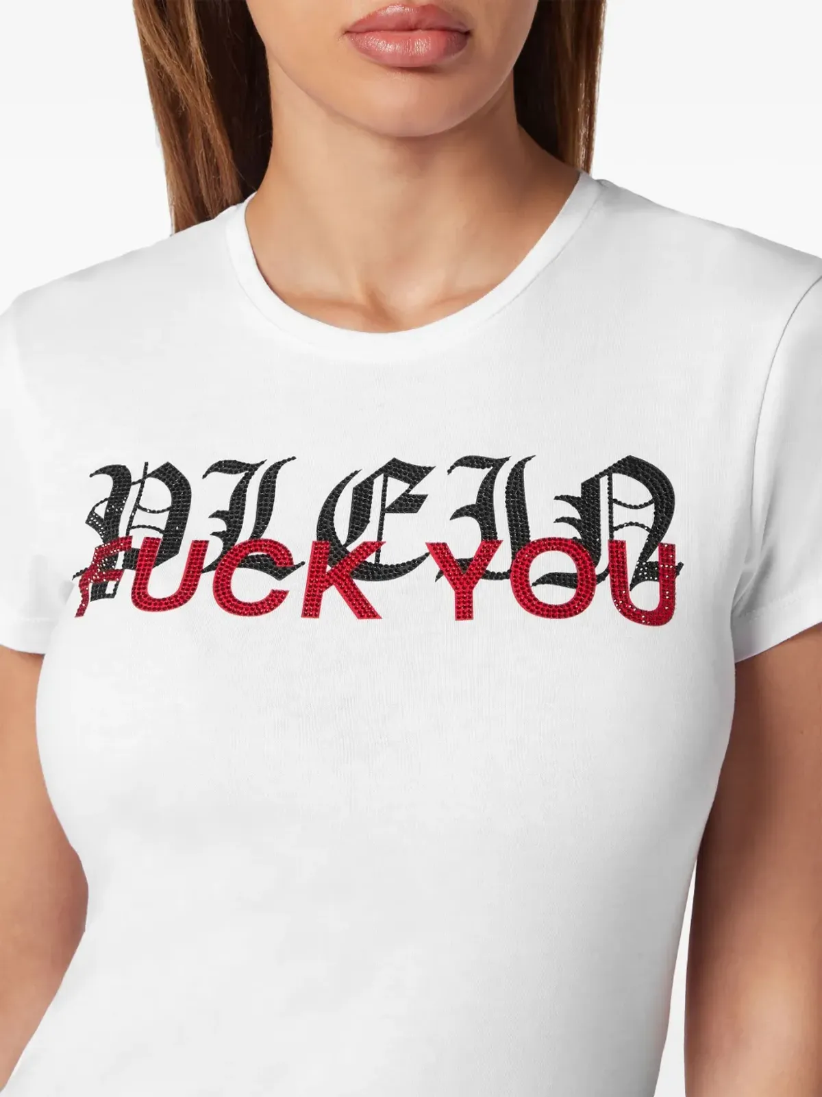 Philipp Plein レタリング入り コットン Tシャツ - 画像4